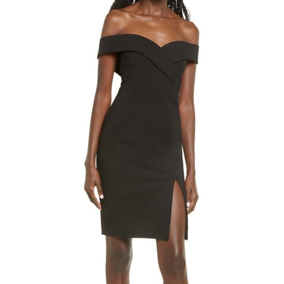 Lulus Dresses & Skirts - Lulu's Classic Glam Off the Shoulder Dress